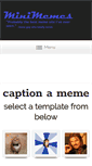 Mobile Screenshot of minimemes.net